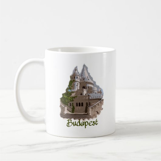 Budapest: Fisherman-Bastion Kaffeetasse (Links)