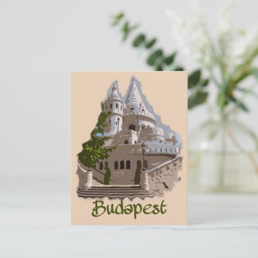 Budapest: Fisherman-Bastion Postkarte (Stehend Vorderseite)