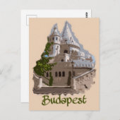 Budapest: Fisherman-Bastion Postkarte (Vorne/Hinten)