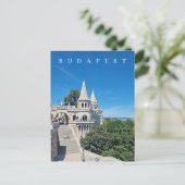 Budapest Fisherman's Bastion - Ansichtskarte Postkarte (Stehend Vorderseite)
