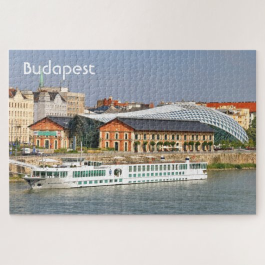 Budapest: Galerie und Kreuzfahrtschiff, Ungarn Puzzle (Horizontal)