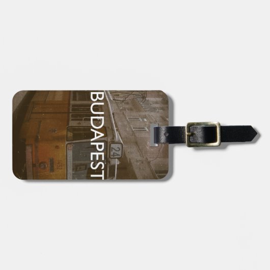 Budapest Gepäckanhänger (Vorderseite horizontal)