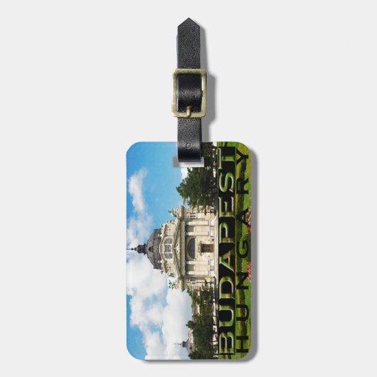 Budapest Gepäckanhänger (Vorderseite vertikal)