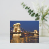 Budapest Hauptbrücke Postkarte (Stehend Vorderseite)