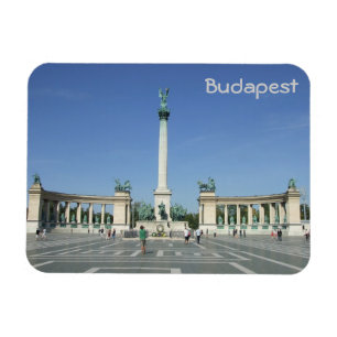 Budapest - Helder quadratisch Magnet