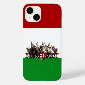 Budapest Heroes Ungarische Flagge Case-Mate iPhone Hülle (Rückseite)