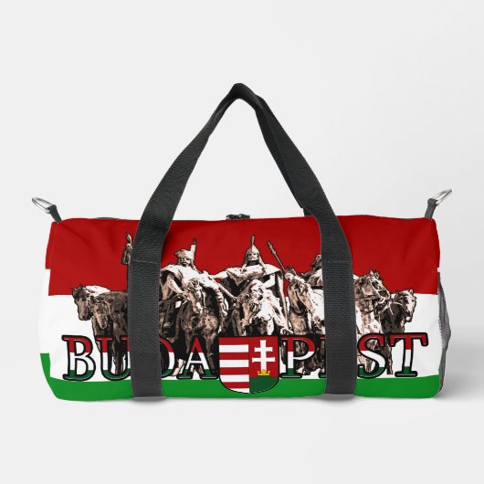 Budapest Heroes Ungarn Duffle Bag (Vorderseite)