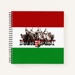 Budapest Heroes Ungarn Flagge Notizblock