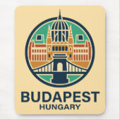 Budapest Hungary Europe Mousepad (Vorne)