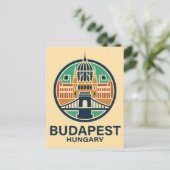 Budapest Hungary Europe Postkarte (Stehend Vorderseite)