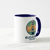 Budapest Hungary Europe Tasse (VorderseiteRechts)