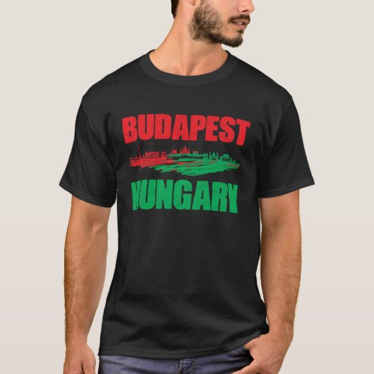 Budapest Hungary Europe Travel T-Shirt (Vorderseite)