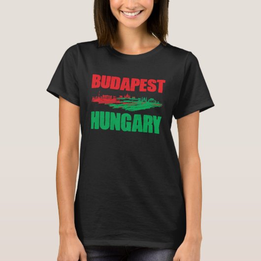 Budapest Hungary Europe Travel T-Shirt (Vorderseite)