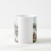 Budapest Hungary Parliament Danube River Skyline Kaffeetasse (Mittel)