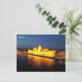Budapest Hungary Postkarte (Stehend Vorderseite)