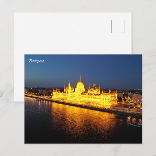 Budapest Hungary Postkarte (Vorne/Hinten)