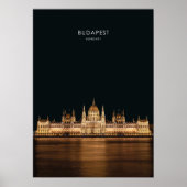 Budapest, Hungary Travel Artwork Poster (Vorne)