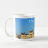 Budapest hungrige Parlamentsarchitektur Kaffeetasse (Links)