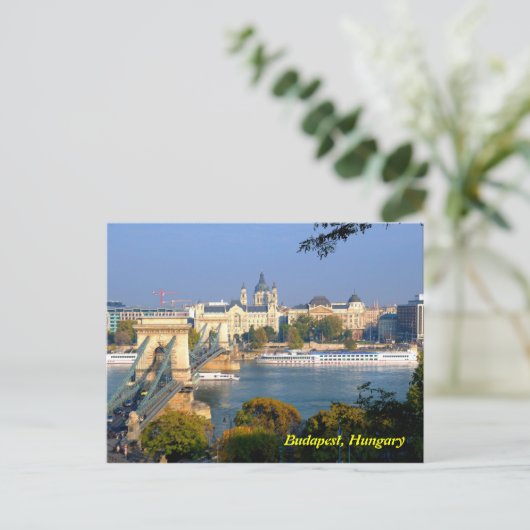 Budapest, hungrige Postkarte (Stehend Vorderseite)