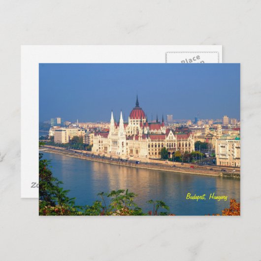 Budapest, hungrige Postkarte (Vorne/Hinten)