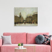 Budapest im Schnee Leinwanddruck (Insitu (Wohnzimmer))