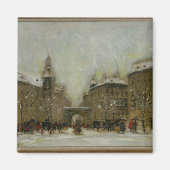 Budapest im Schnee Magnet (Vorne)