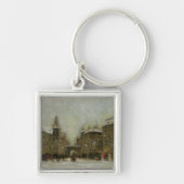 Budapest im Schnee Schlüsselanhänger (Vorne)