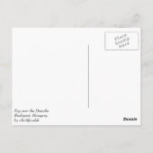 Budapest im Winter Postkarte (Rückseite)