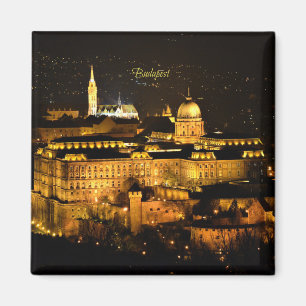 Budapest in der Nacht Magnet