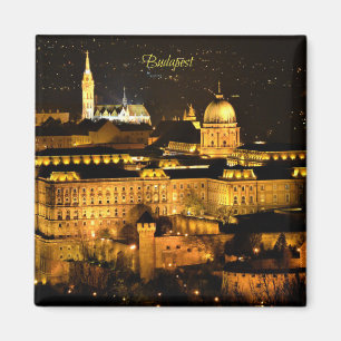 Budapest in der Nacht Magnet