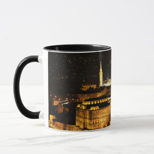 Budapest in der Nacht Tasse (Links)