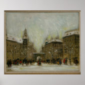 Budapest in the Snow Poster (Vorne)