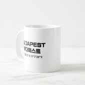 Budapest Kaffeetasse (Vorderseite Links)
