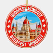 Budapest Keramik Ornament (Vorne)