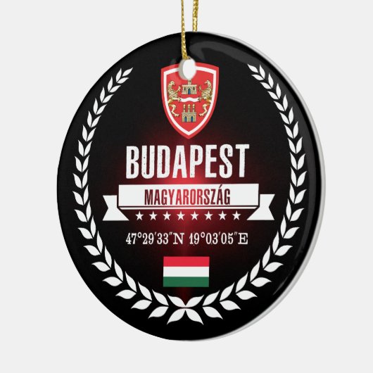 Budapest Keramik Ornament (Links)