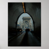Budapest Kettenbrücke Poster (Vorne)