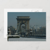 Budapest - Kettenbrücke Postkarte (Vorne/Hinten)