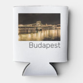 Budapest Kettenbrücke Ungarn Retro Night Vintag Dosenkühler (Vorderseite)