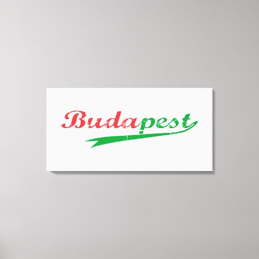 BUDAPEST LEINWANDDRUCK (Vorderseite)