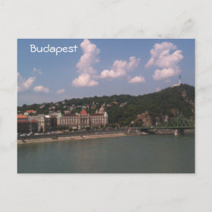 Budapest - Liberty Bridge und Gellert Hill Postkarte
