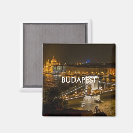 Budapest Magnet (Vorderseite/Rückseite)