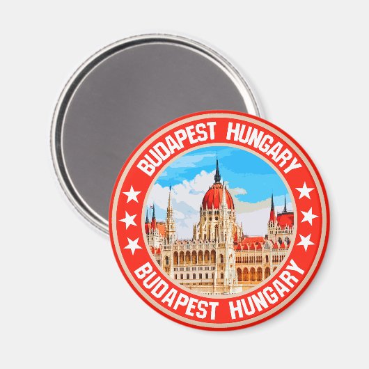 Budapest Magnet (Vorderseite/Rückseite)
