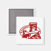 Budapest Magnet (Vorderseite/Rückseite)