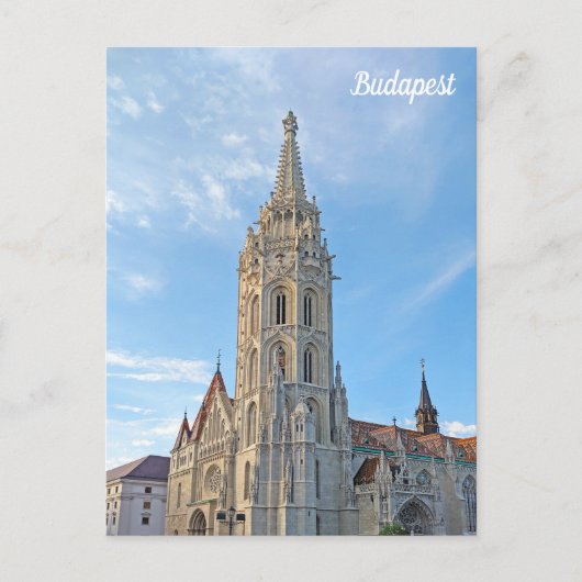 Budapest, Matthias Kirche Postkarte (Vorderseite)