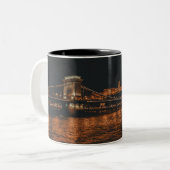 BUDAPEST NIGHT VIEW ZWEIFARBIGE TASSE (Vorderseite Links)