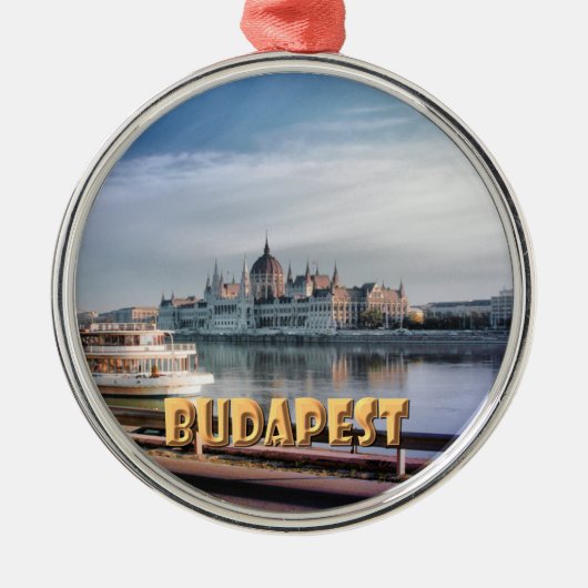 Budapest Ornament Aus Metall (Vorne)