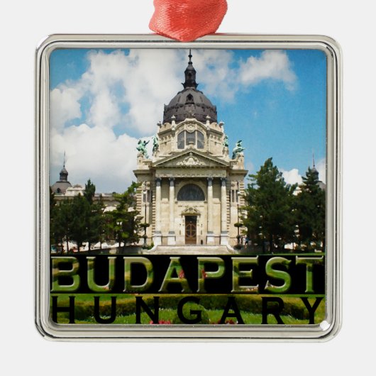 Budapest Ornament Aus Metall (Vorne)