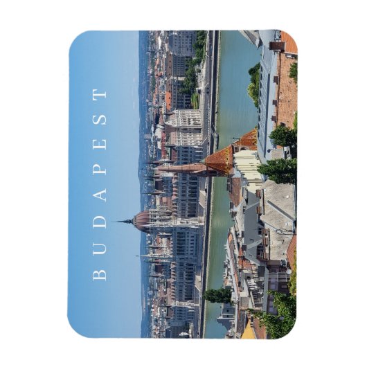 Budapest Panoramablick Kühlschrankmagnet Magnet (Vertikal)