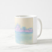 Budapest Parlament Gebäude Ungarn Kaffeetasse (VorderseiteRechts)