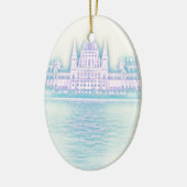 Budapest Parlament Gebäude Ungarn Keramik Ornament (Links)